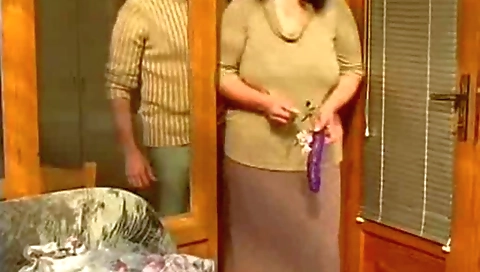 Young cock fucking chubby mature in her hairy wet cunt