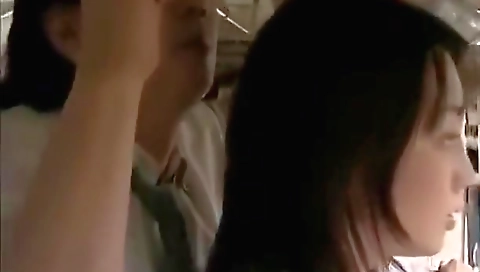 Asian Milf who expose armpit hair was by men on bus -HdMilfCam.com