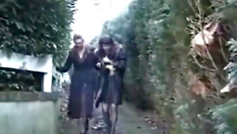 Mature lesbians fisting french style