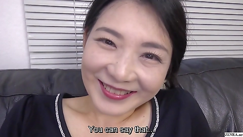 Mature Japanese woman happiest day ever via JAV debut